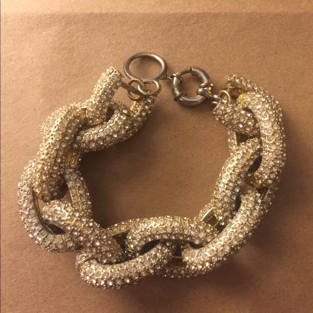 J Crew Pave Bracelet